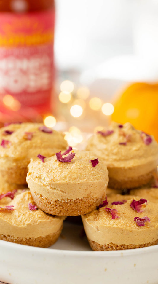 Honey Rose Cheesecake Bites