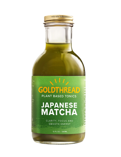 Goldthread Japanese Matcha Tonic front of pack view