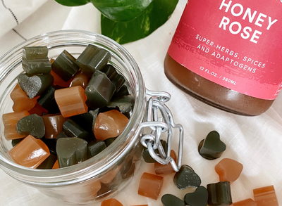 Honey Rose + Green Minerals Plant Based Gummies with @creamofthekale