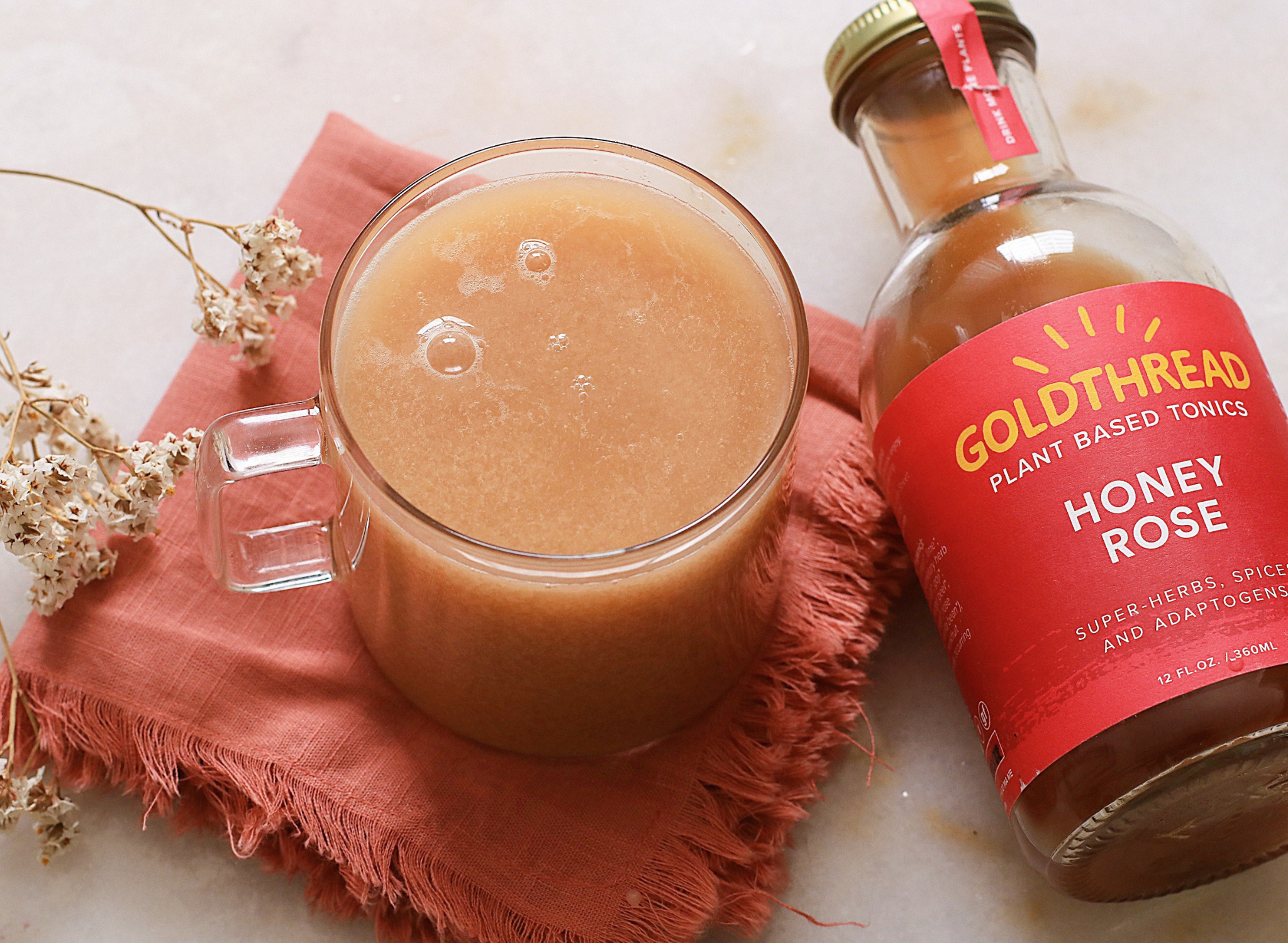Honey Rose Latte with @cacaoforcoconuts
