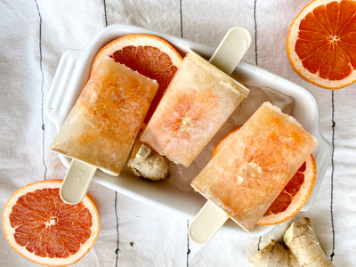 Make These Hawaiian Ginger & Grapefruit Pops Via @creamofthekale