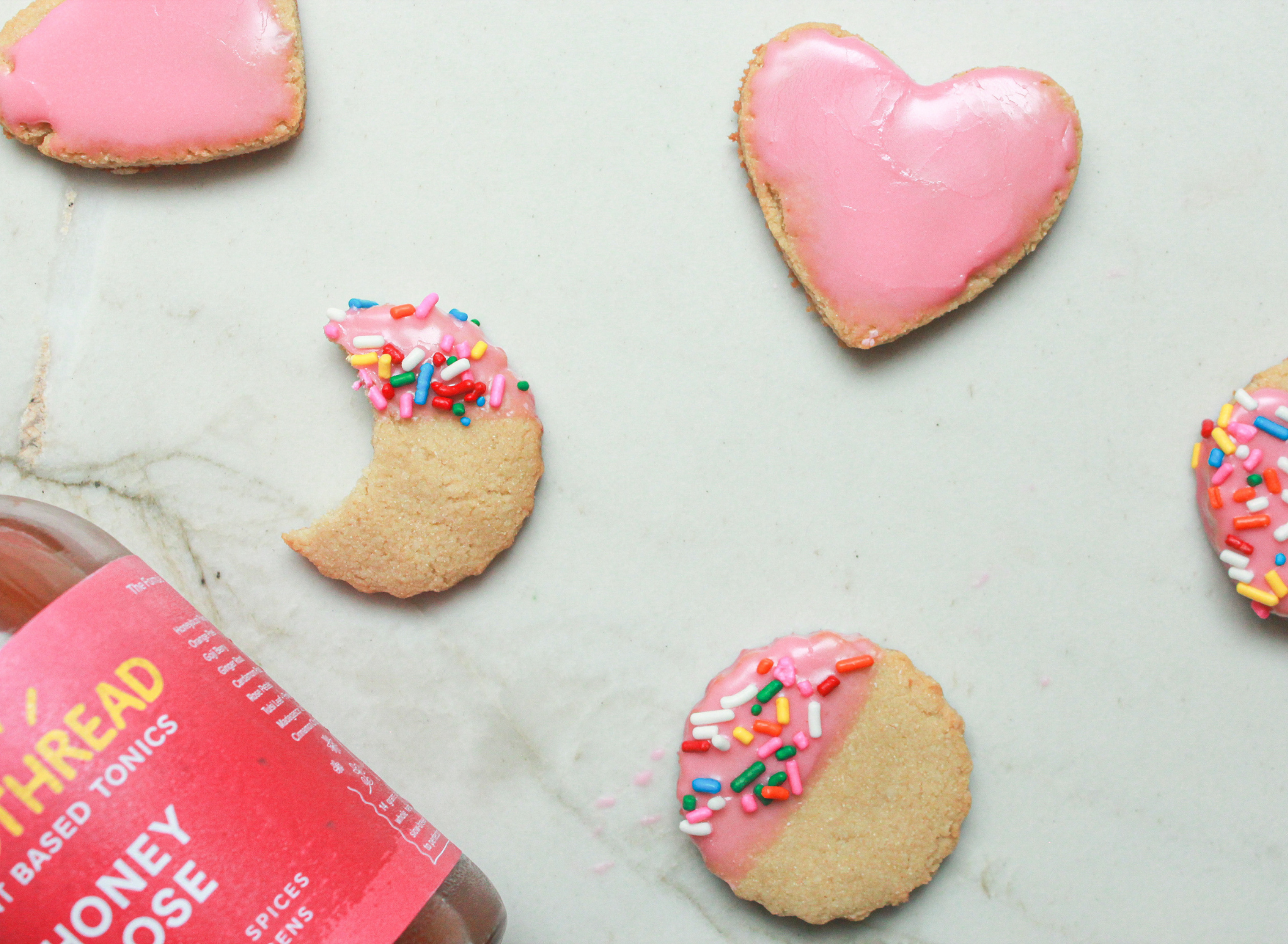 Honey Rose Sugar Cookies with @theblondepecan