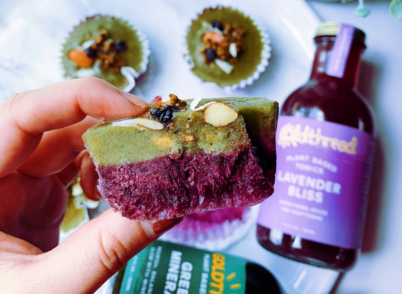 Tonic Infused Smoothie Bites with @nutritionalnutmeg