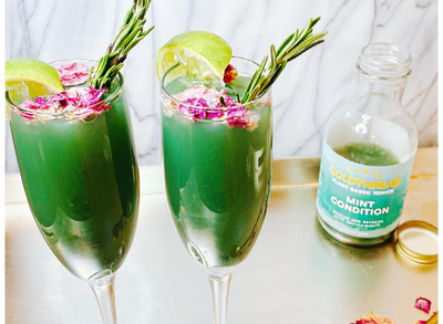 Minty Summer Mocktail by @LesswithLaur