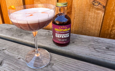 Elderberry Whiskey Sour