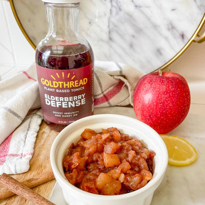 Immune Boosting Elderberry Applesauce Recipe