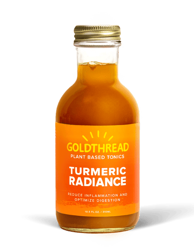 Goldthread Turmeric Radiance Tonic front of pack view