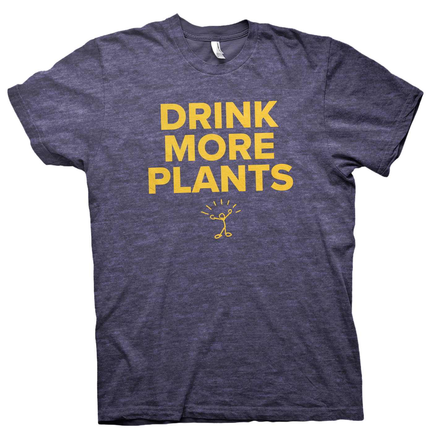 Goldthread Plant-Based Tonics Gray Unisex Drink More Plants T-Shirt Front